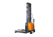 EKKO EA15A-138 Semi-Electric Straddle Stacker, 3,300 lbs Capacity, 138" Height