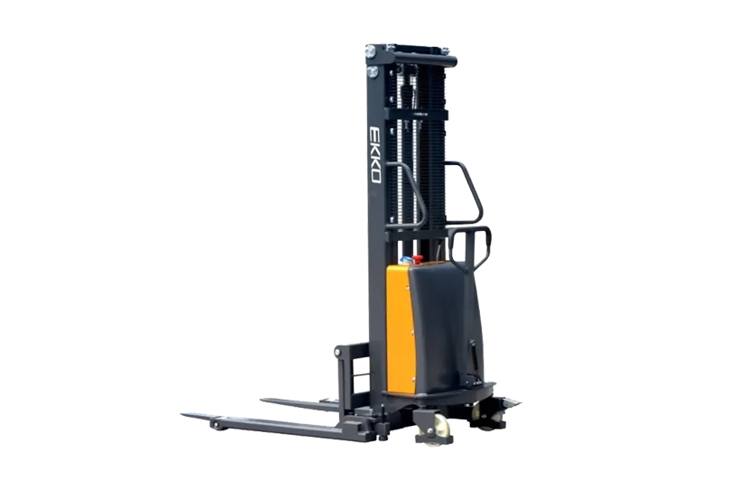 EKKO EA15B 3300 Lbs Semi-Electric Straddle Stacker