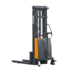 EKKO EA15E Semi-Electric Fork-Over Stacker 3300lbs. Cap., 138" Height