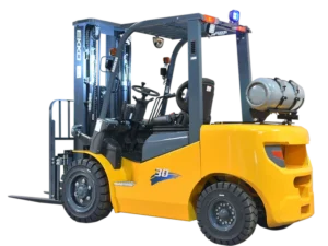 EKKO EK30LP Pneumatic Forklift (LPG) 6000 lbs cap, 189" Lift Height