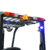 EKKO EK25GB Durable Four-Wheel Electric Forklift 4 Warning lights on the top of a forklift.
