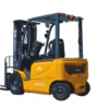 EKKO EK25GB Durable Four-Wheel Electric Forklift 2 Yellow Ekko electric forklift with a capacity label of 25.